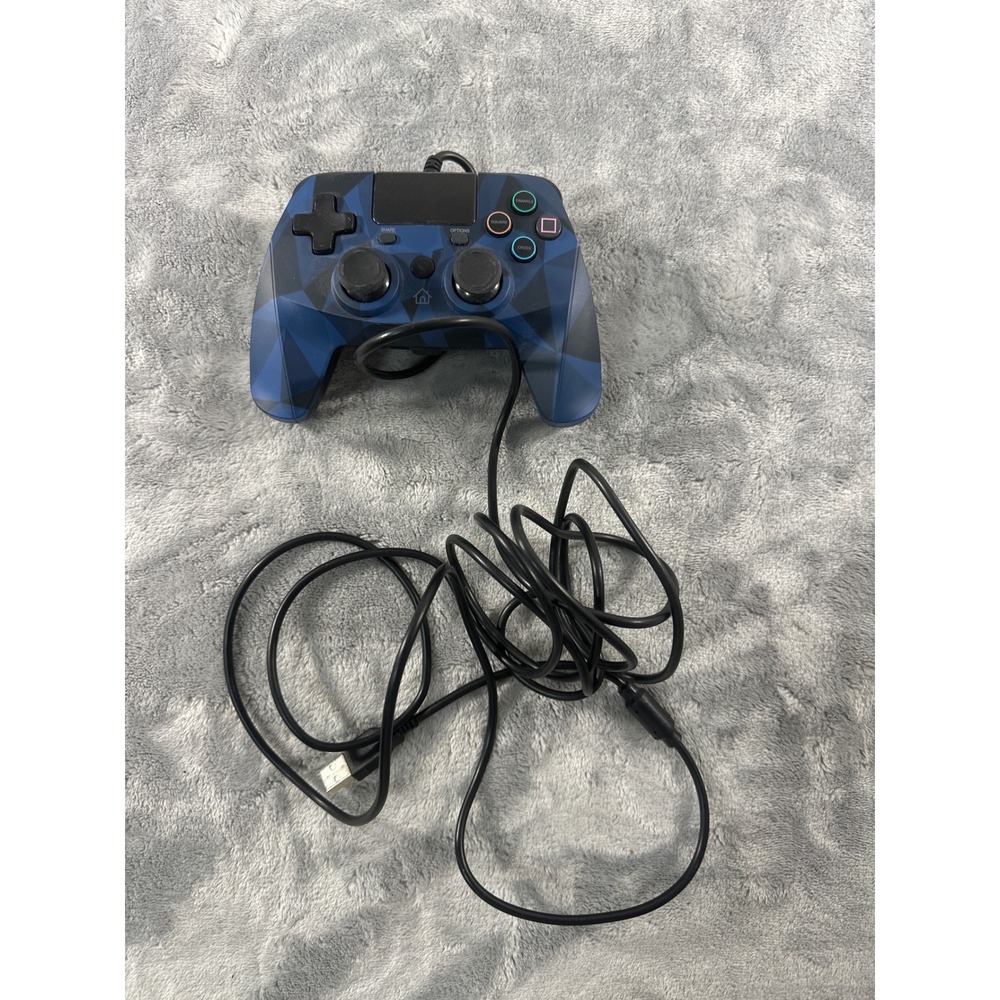 Snakebyte Game Pad 4 S Wired Controller for PS4 Blue Camo SB912399